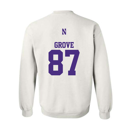 Northwestern - NCAA Football : Carson Grove - Classic Shersey Crewneck Sweatshirt-1