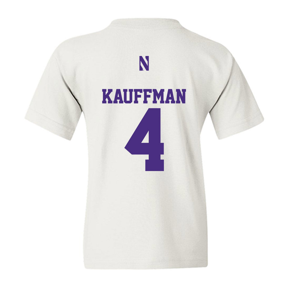 Northwestern - NCAA Women's Volleyball : Kayla Kauffman - Classic Shersey Youth T-Shirt-1