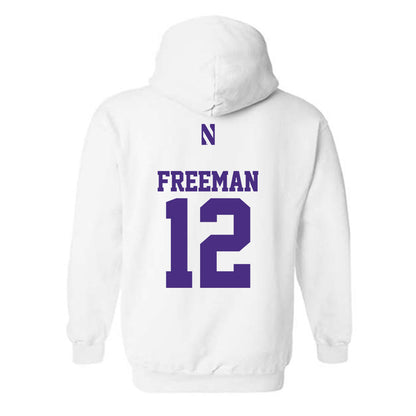 Northwestern - NCAA Baseball : Jackson Freeman - Classic Shersey Hooded Sweatshirt