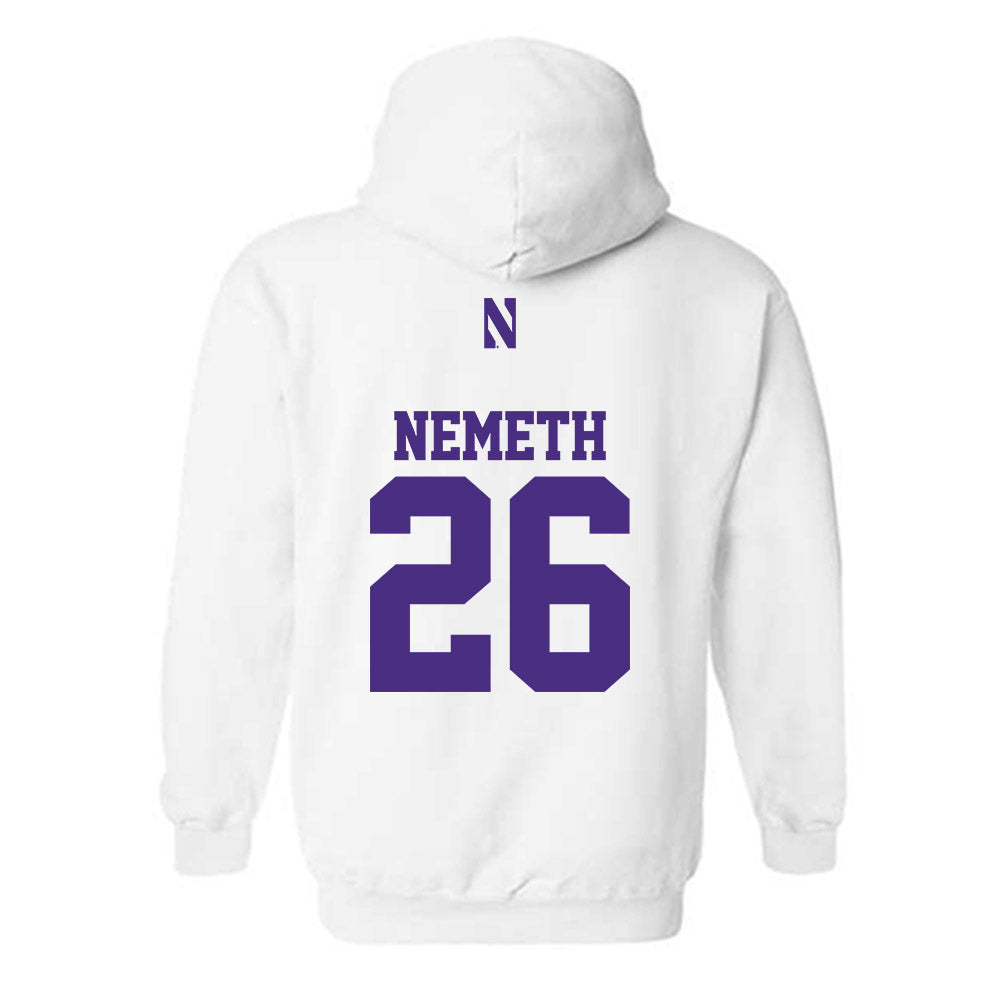 Northwestern - NCAA Women's Field Hockey : Eva Nemeth - Classic Shersey Hooded Sweatshirt-1