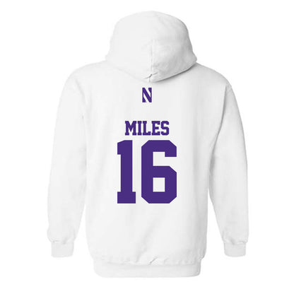Northwestern - NCAA Women's Lacrosse : Niki Miles - Classic Shersey Hooded Sweatshirt-1