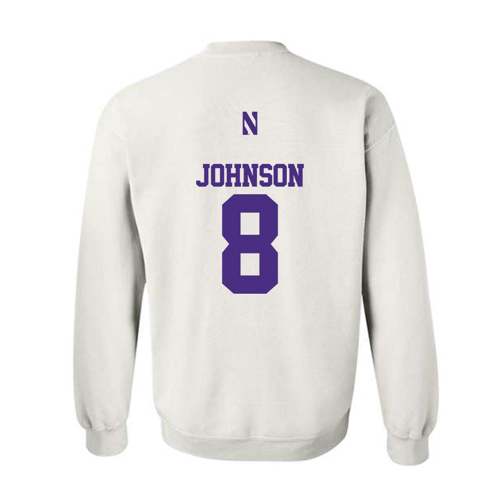 Northwestern - NCAA Women's Volleyball : Rachel Johnson - Classic Shersey Crewneck Sweatshirt