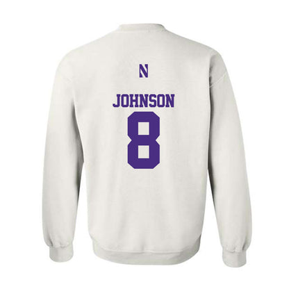 Northwestern - NCAA Women's Volleyball : Rachel Johnson - Classic Shersey Crewneck Sweatshirt