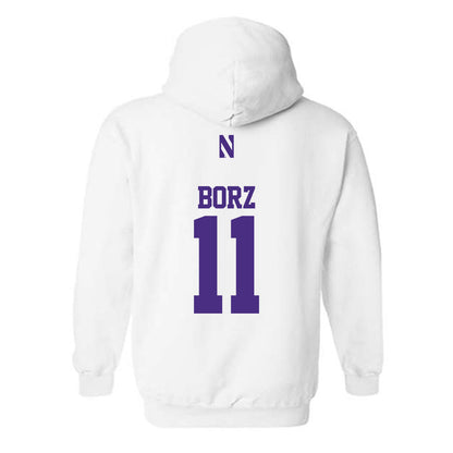 Northwestern - NCAA Women's Field Hockey : Piper Borz - Classic Shersey Hooded Sweatshirt