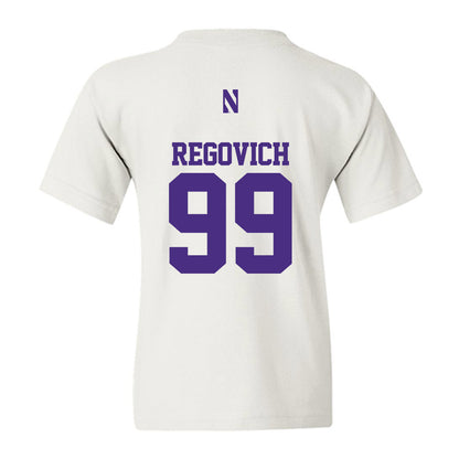 Northwestern - NCAA Football : Troy Regovich - Classic Shersey Youth T-Shirt-1