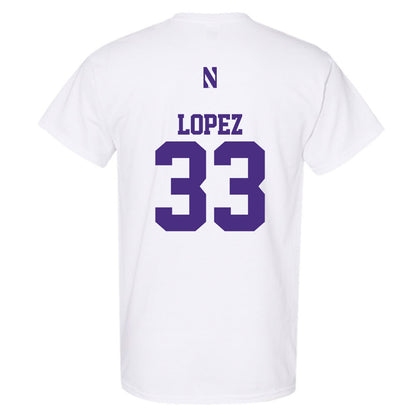 Northwestern - NCAA Women's Basketball : Amparo Lopez - Classic Shersey T-Shirt-1