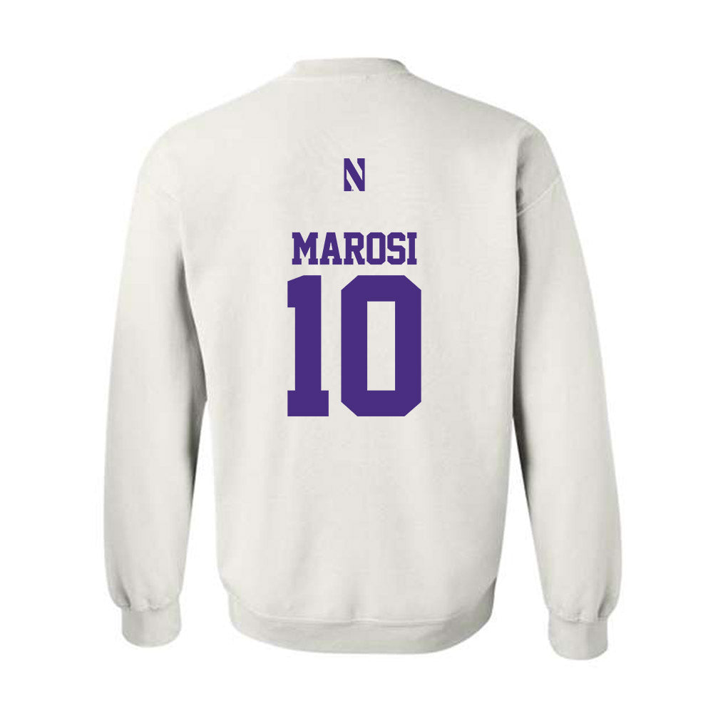 Northwestern - NCAA Women's Lacrosse : Claire Marosi - Classic Shersey Crewneck Sweatshirt-1
