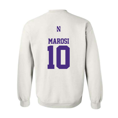 Northwestern - NCAA Women's Lacrosse : Claire Marosi - Classic Shersey Crewneck Sweatshirt-1