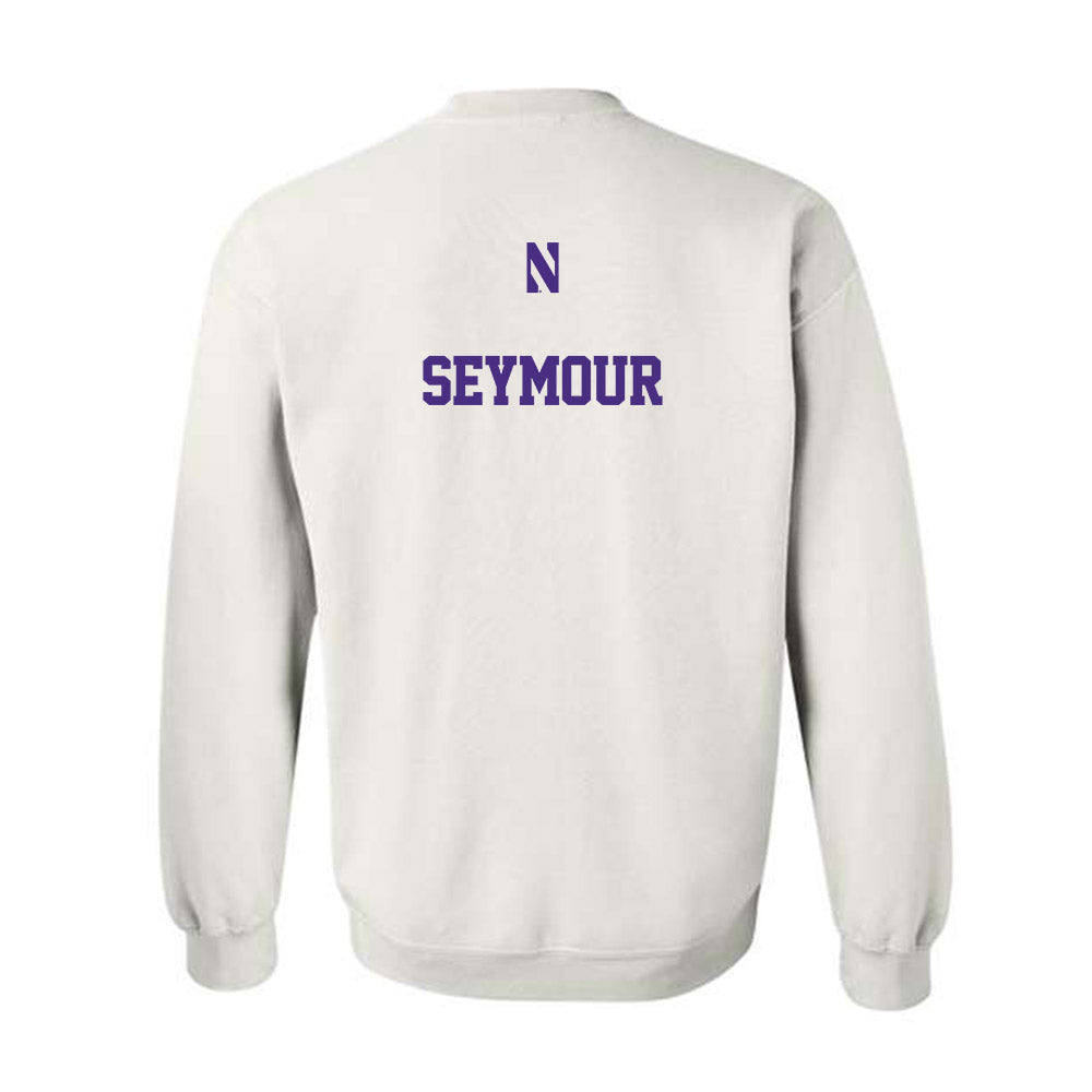 Northwestern - NCAA Men's Swimming & Diving : Stuart Seymour - Classic Shersey Crewneck Sweatshirt