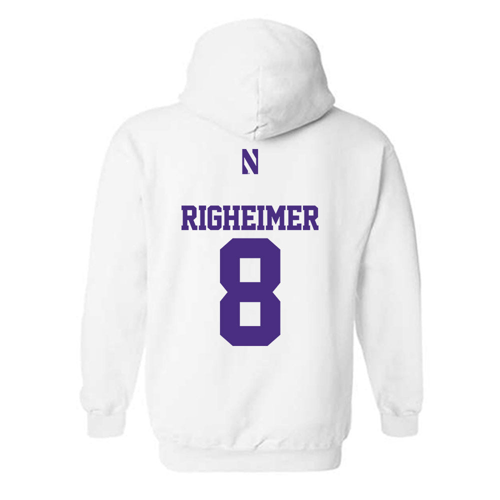 Northwestern - NCAA Women's Basketball : Kat Righeimer - Classic Shersey Hooded Sweatshirt