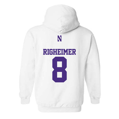 Northwestern - NCAA Women's Basketball : Kat Righeimer - Classic Shersey Hooded Sweatshirt