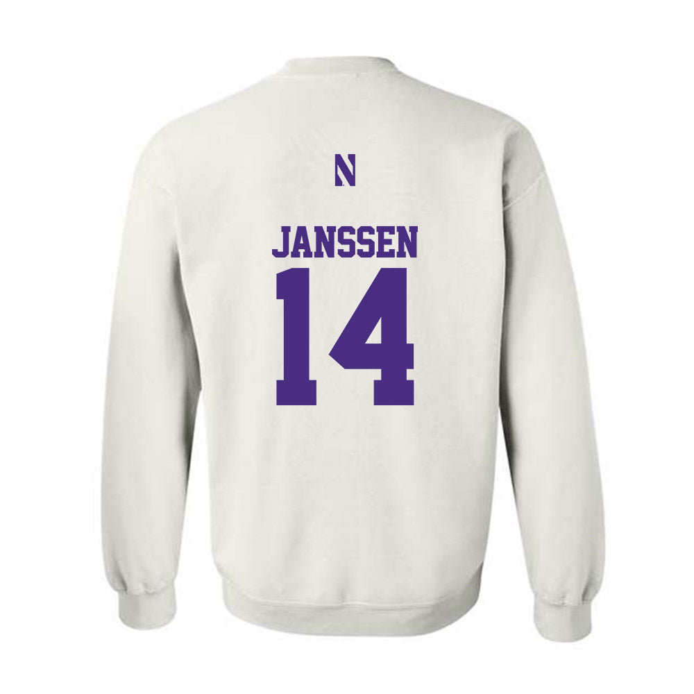 Northwestern - NCAA Women's Field Hockey : Kate Janssen - Classic Shersey Crewneck Sweatshirt-1