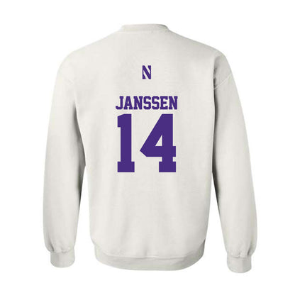 Northwestern - NCAA Women's Field Hockey : Kate Janssen - Classic Shersey Crewneck Sweatshirt-1