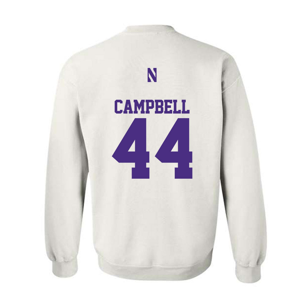 Northwestern - NCAA Football : Callen Campbell - Classic Shersey Crewneck Sweatshirt-1