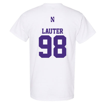 Northwestern - NCAA Football : Landon Lauter - Classic Shersey T-Shirt-1