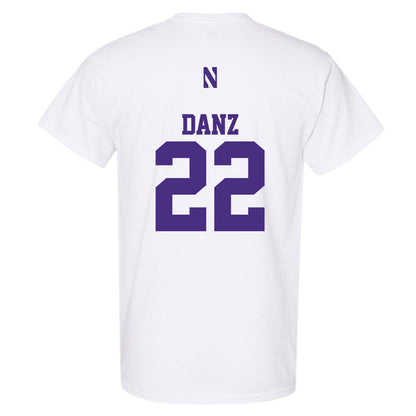Northwestern - NCAA Baseball : Carter Danz - Classic Shersey T-Shirt-1