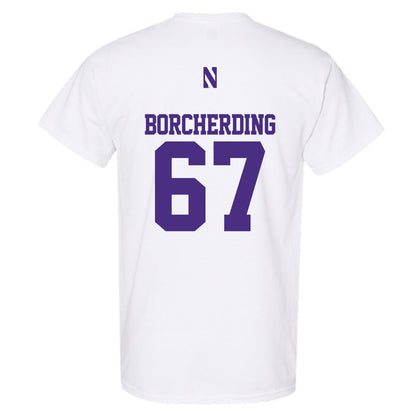 Northwestern - NCAA Football : Jace Borcherding - Classic Shersey T-Shirt-1