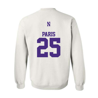 Northwestern - NCAA Women's Volleyball : Campbell Paris - Classic Shersey Crewneck Sweatshirt-1