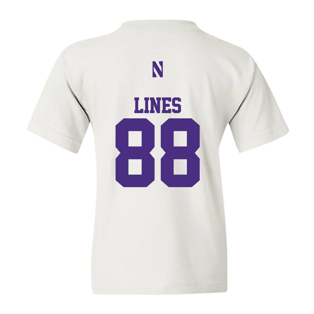 Northwestern - NCAA Football : Alex Lines - Classic Shersey Youth T-Shirt-1