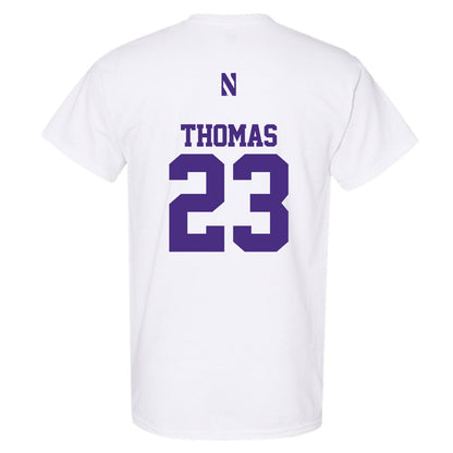 Northwestern - NCAA Women's Basketball : Tayla Thomas - Classic Shersey T-Shirt-1
