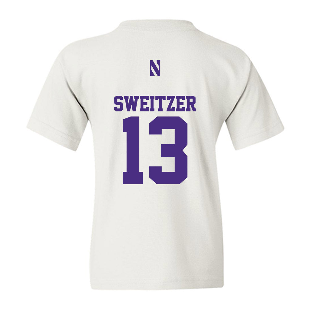 Northwestern - NCAA Women's Lacrosse : Delaney Sweitzer - Classic Shersey Youth T-Shirt-1