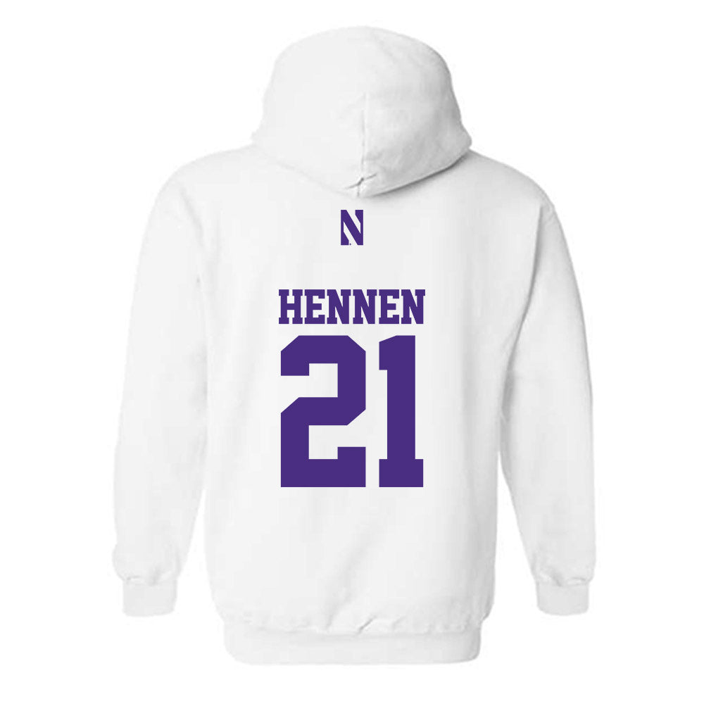 Northwestern - NCAA Women's Soccer : Kate Hennen - Classic Shersey Hooded Sweatshirt