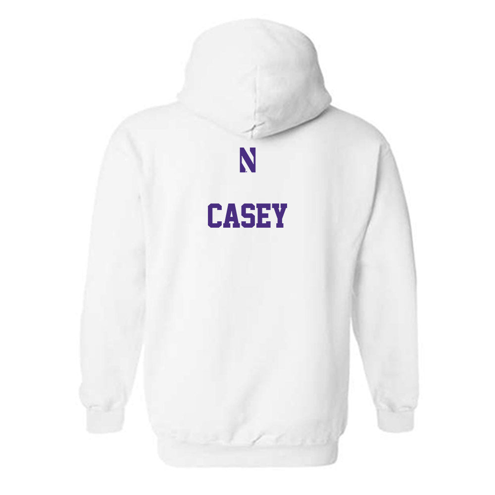 Northwestern - NCAA Men's Tennis : Greyson Casey - Classic Shersey Hooded Sweatshirt-1
