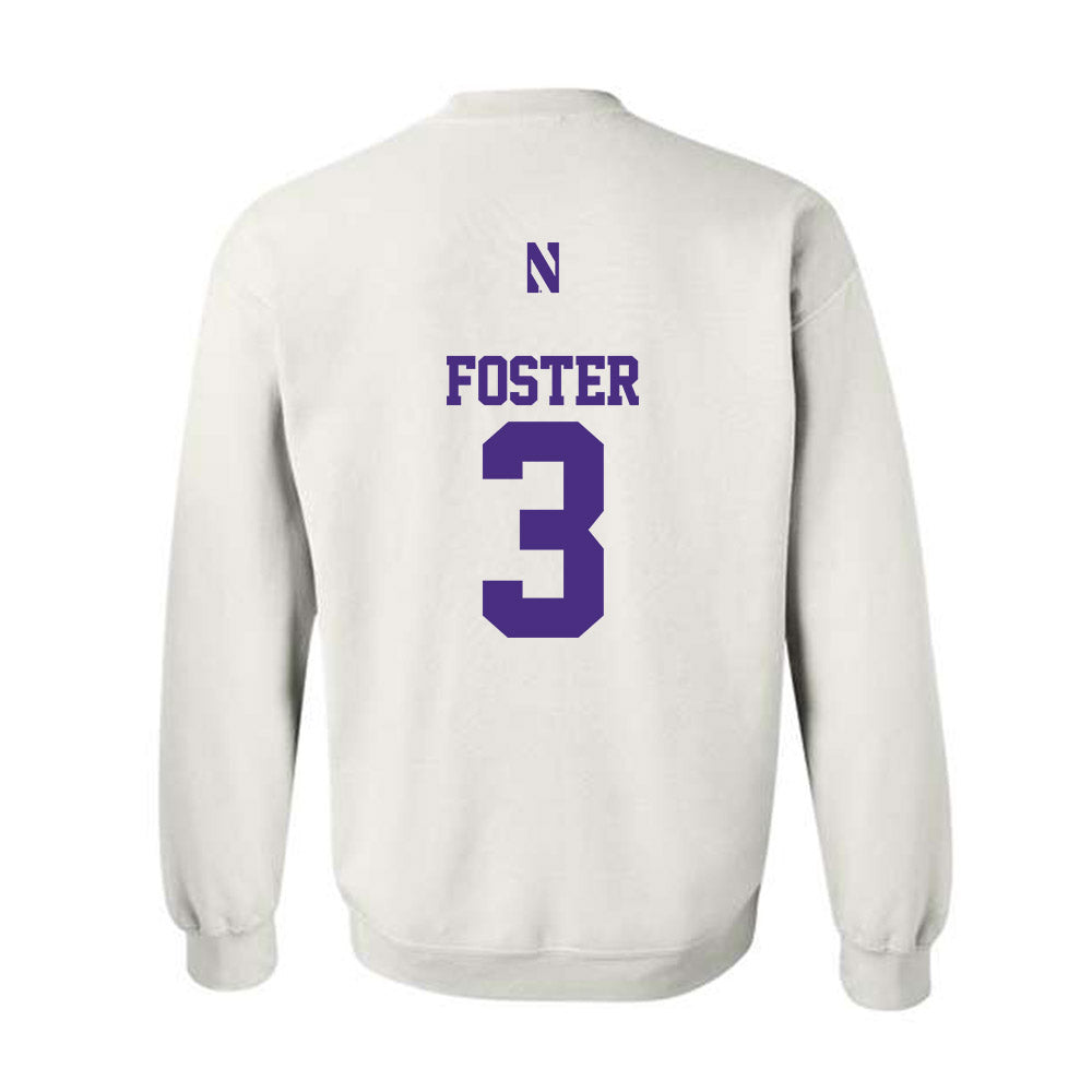 Northwestern - NCAA Women's Lacrosse : Aditi Foster - Classic Shersey Crewneck Sweatshirt-1