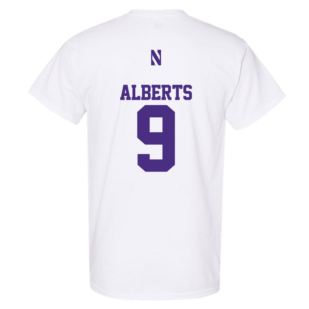 Northwestern - NCAA Women's Soccer : Audrey Alberts - Classic Shersey T-Shirt-1