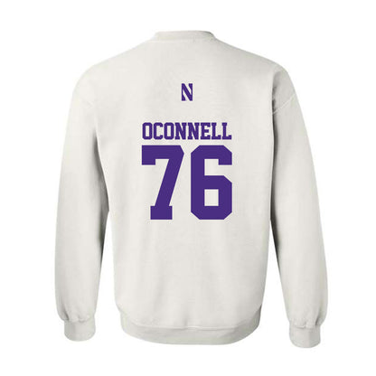 Northwestern - NCAA Football : Michael OConnell - Classic Shersey Crewneck Sweatshirt-1