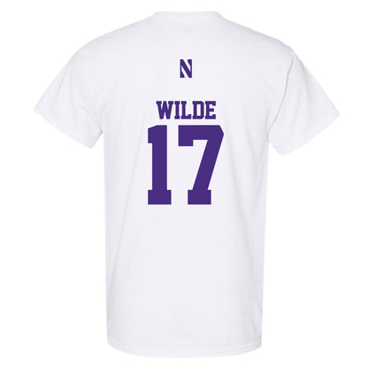 Northwestern - NCAA Football : Griffin Wilde - Classic Shersey T-Shirt-1