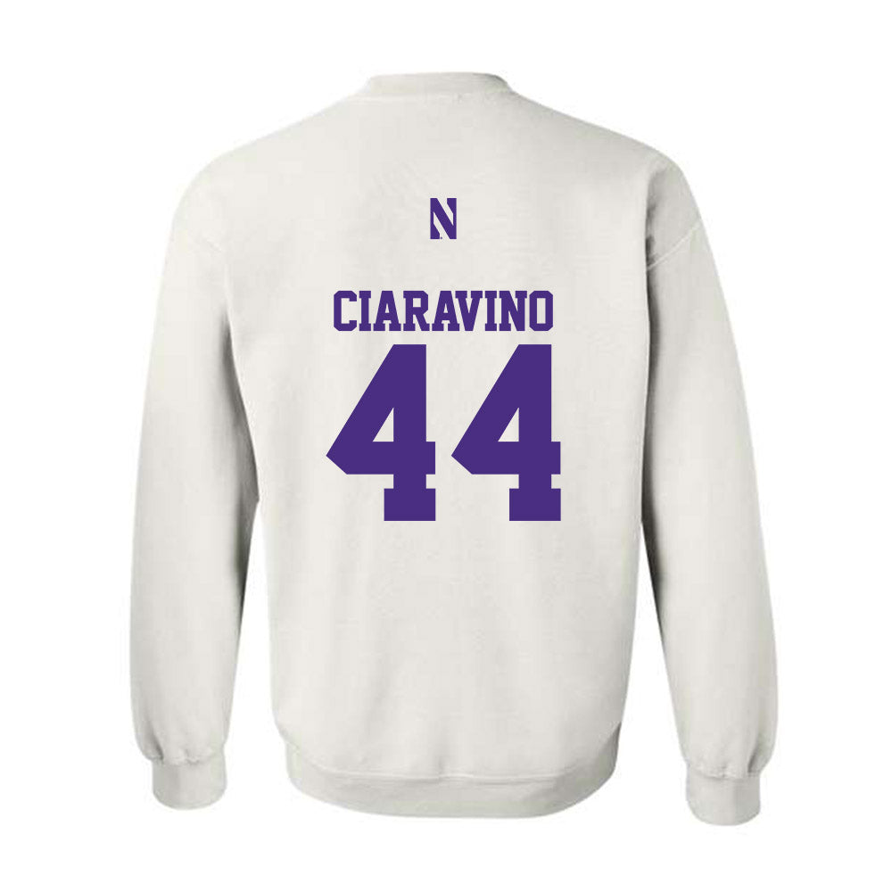 Northwestern - NCAA Men's Basketball : Angelo Ciaravino - Classic Shersey Crewneck Sweatshirt