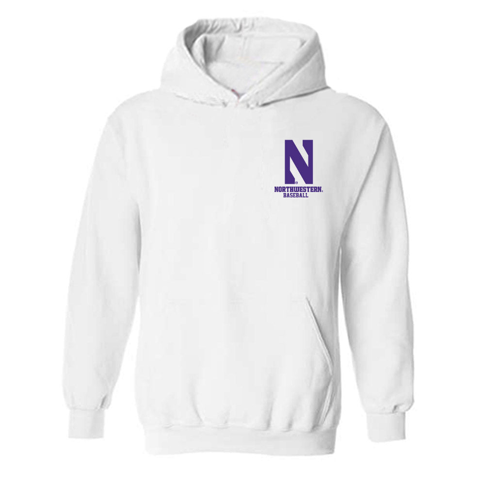 Northwestern - NCAA Baseball : Jackson Freeman - Classic Shersey Hooded Sweatshirt