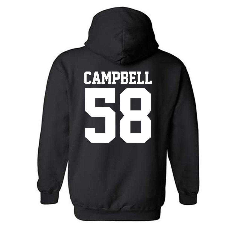 Northwestern - NCAA Football : Nathaniel Campbell - Classic Shersey Hooded Sweatshirt-1