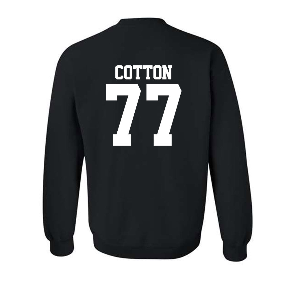 Northwestern - NCAA Football : Idrys Cotton - Classic Shersey Crewneck Sweatshirt-1