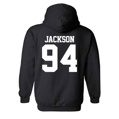 Northwestern - NCAA Football : Miguel Jackson - Classic Shersey Hooded Sweatshirt-1