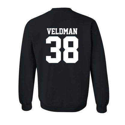 Northwestern - NCAA Football : Joshua Veldman - Classic Shersey Crewneck Sweatshirt-1