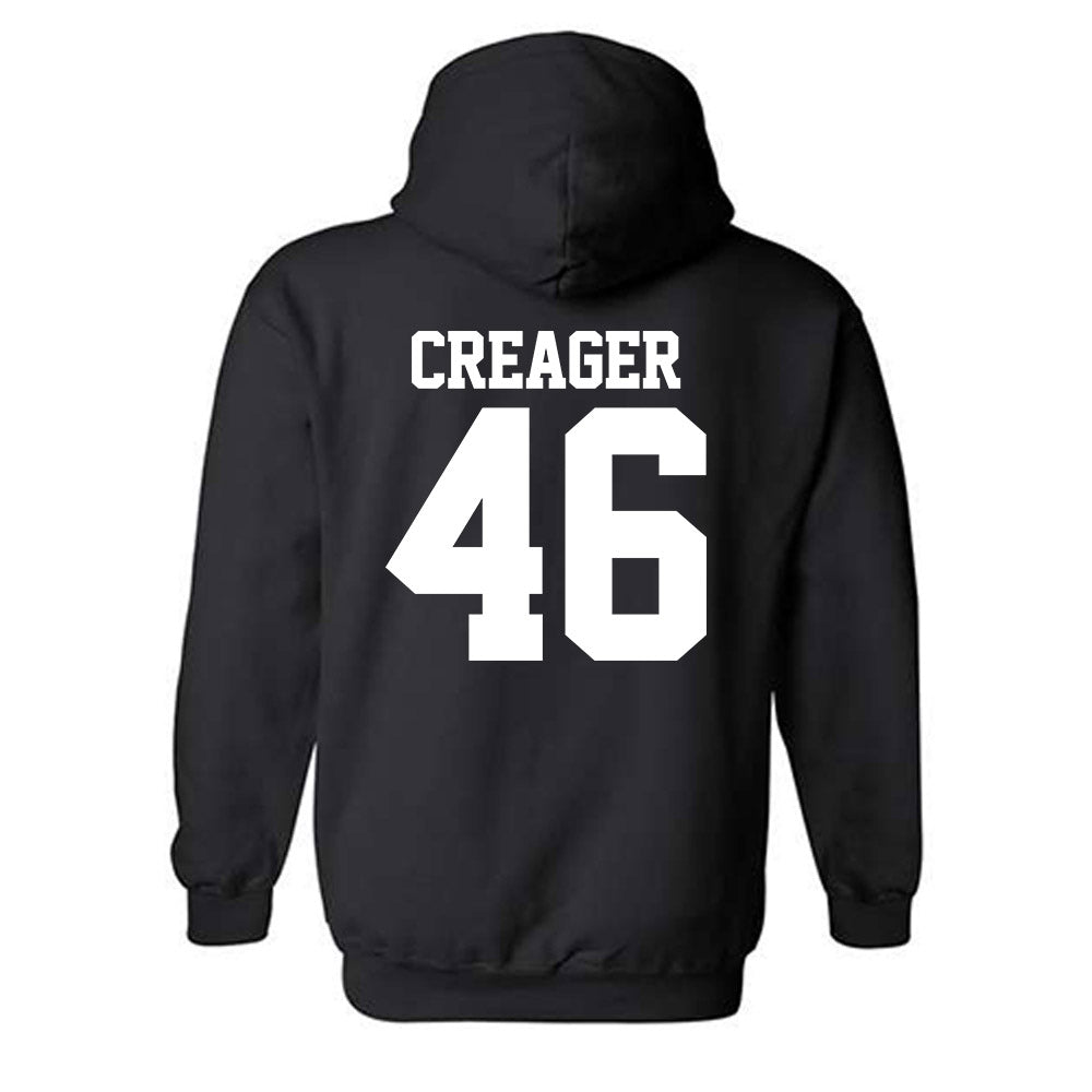 Northwestern - NCAA Football : Lincoln Creager - Classic Shersey Hooded Sweatshirt-1