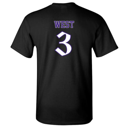 Northwestern - NCAA Men's Basketball : Jake West - T-Shirt-1