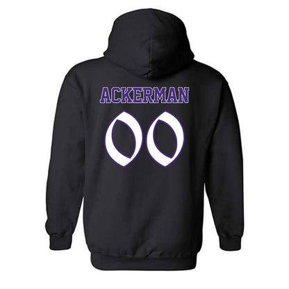 Northwestern - NCAA Baseball : Riley Ackerman - Hooded Sweatshirt-1