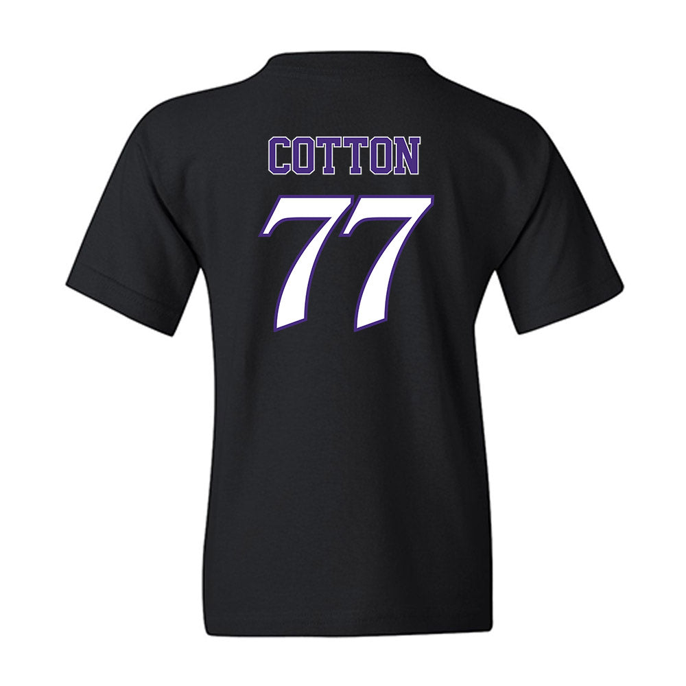 Northwestern - NCAA Football : Idrys Cotton - Youth T-Shirt-1