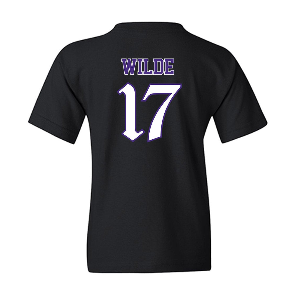 Northwestern - NCAA Football : Griffin Wilde - Youth T-Shirt-1