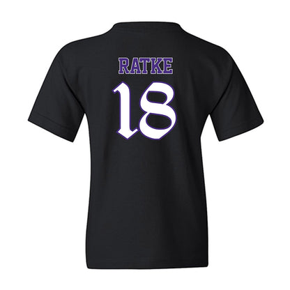 Northwestern - NCAA Women's Lacrosse : Claire Ratke - Youth T-Shirt-1