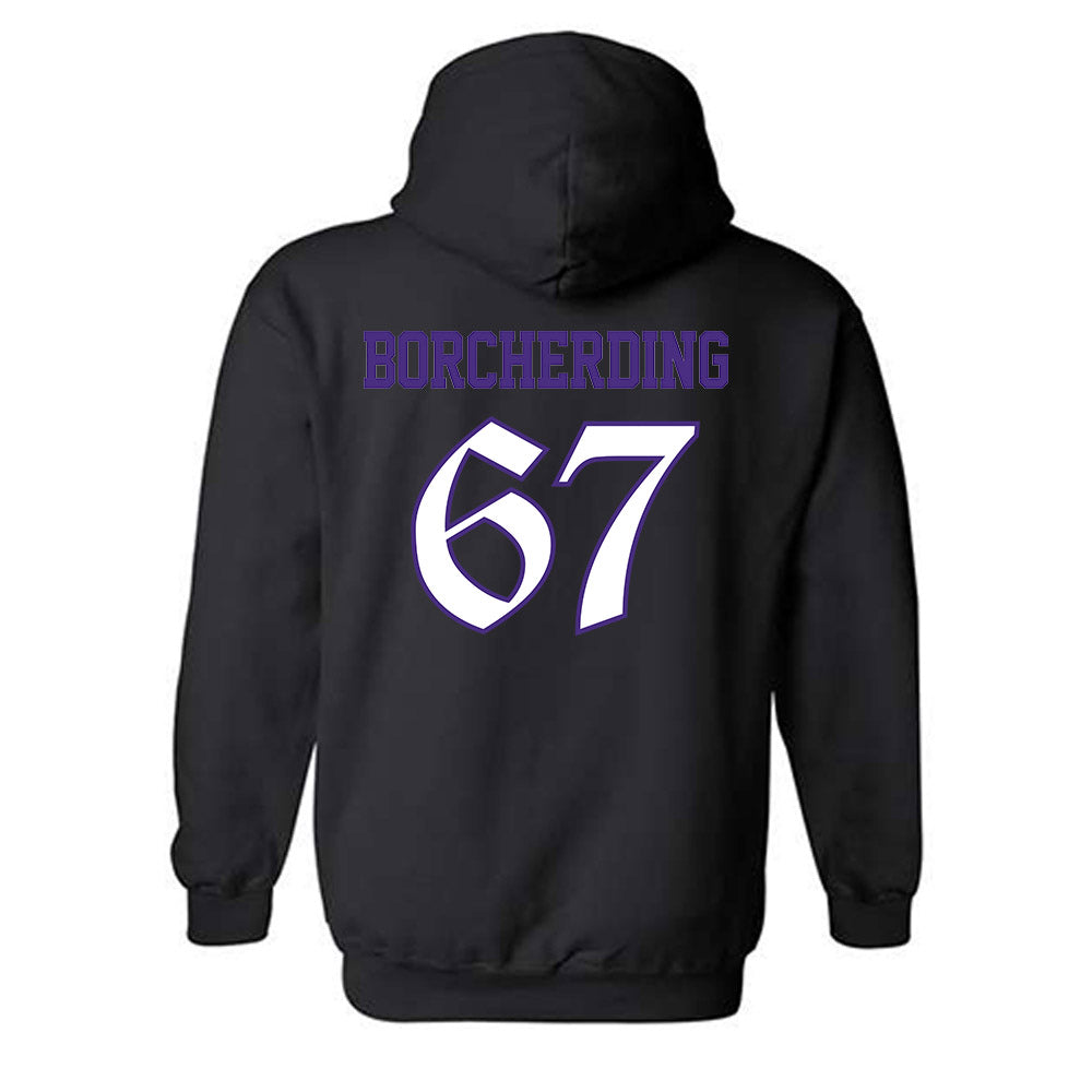 Northwestern - NCAA Football : Jace Borcherding - Hooded Sweatshirt-1