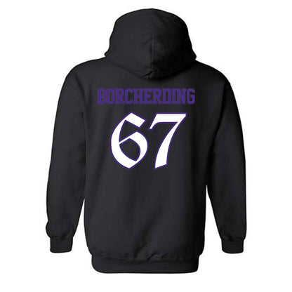Northwestern - NCAA Football : Jace Borcherding - Hooded Sweatshirt-1