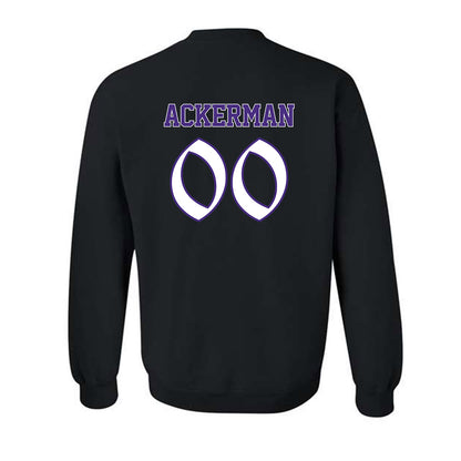 Northwestern - NCAA Baseball : Riley Ackerman - Crewneck Sweatshirt-1