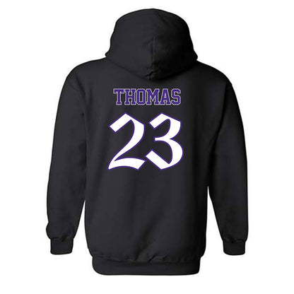 Northwestern - NCAA Women's Basketball : Tayla Thomas - Hooded Sweatshirt-1