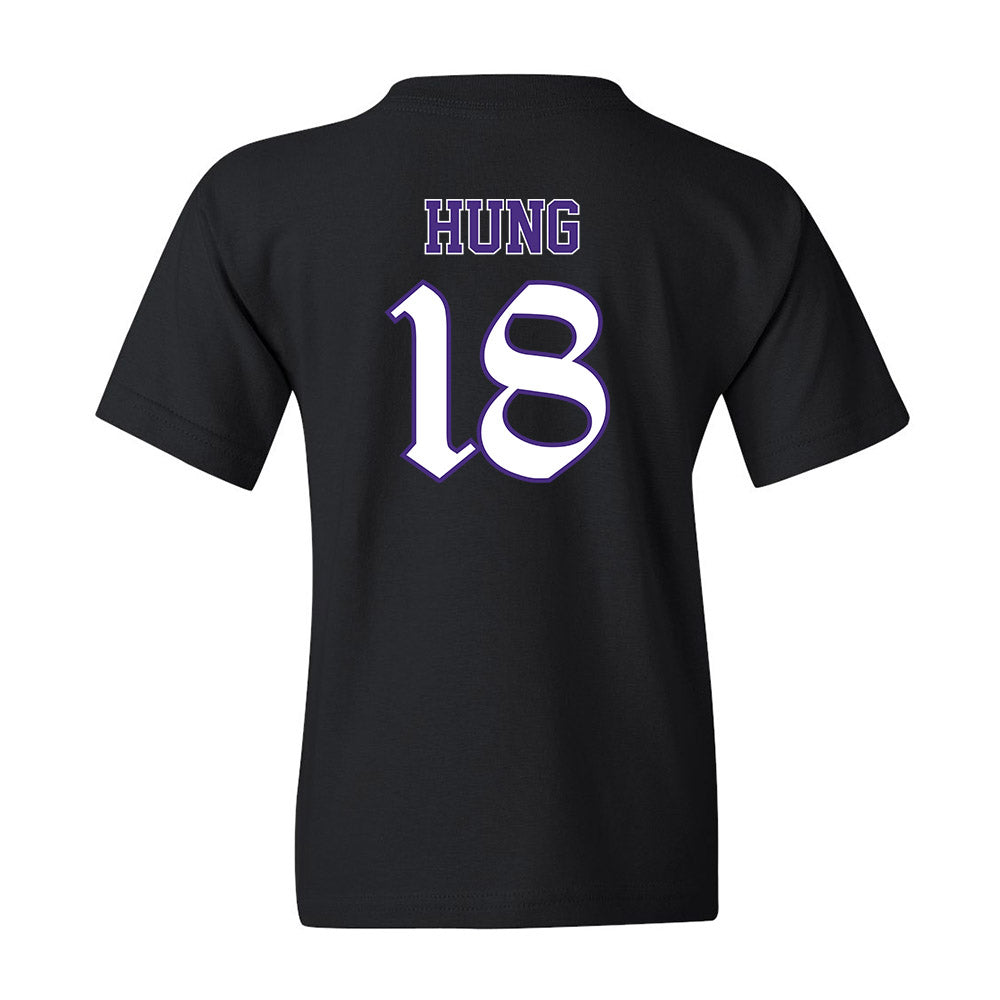 Northwestern - NCAA Women's Fencing : Juliana Hung - Youth T-Shirt