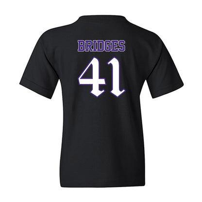 Northwestern - NCAA Baseball : Tommy Bridges - Youth T-Shirt-1