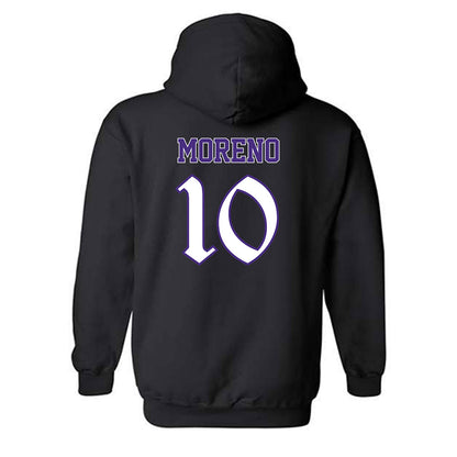 Northwestern - NCAA Women's Basketball : Sandra Moreno - Hooded Sweatshirt-1